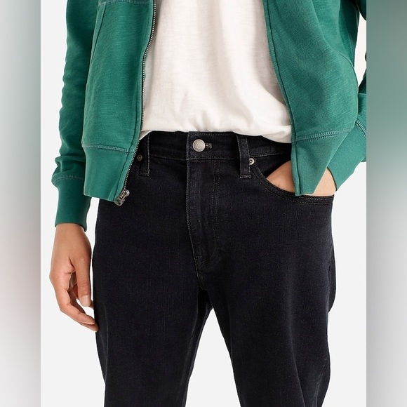 J Crew 770™ Straight-fit stretch jean in deep lake wash K9613 - Picture 3 of 6